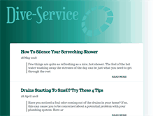 Tablet Screenshot of dive-service.com